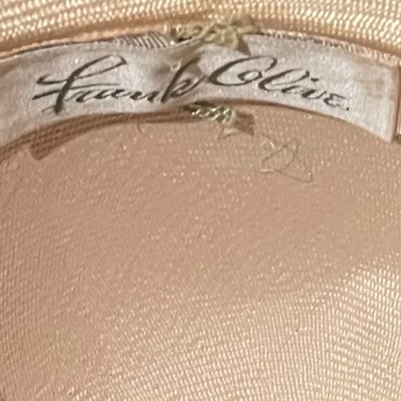 Vintage 1960’s Frank Olive Cream Hat